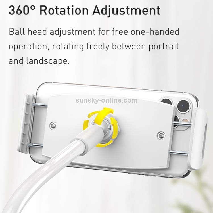 Baseus Otaku Life Rotary Adjustment Mobile Phone Tablet Lazy Holder(Dark Gray)