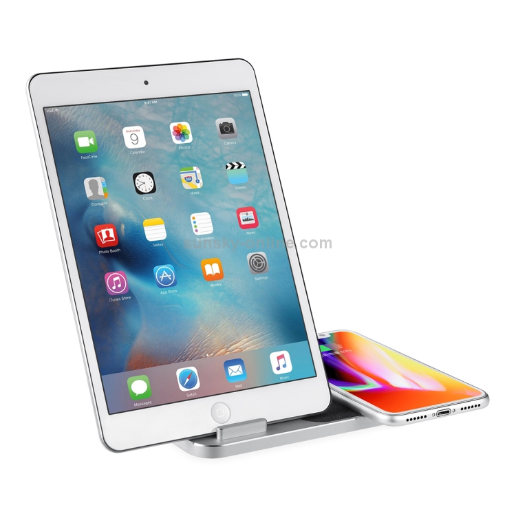 10W 4 in 1 Qi Standard Multi-function Wireless Charger with Stand, Suitable for Mobile Phones & Apple Pen & Apple Earphone(Silver) 10W 4 in 1 Qi Standard Multi-function Wireless Charger with Stand, Suitable for Mobile Phones & Apple Pen & Apple Earphone(Silver)