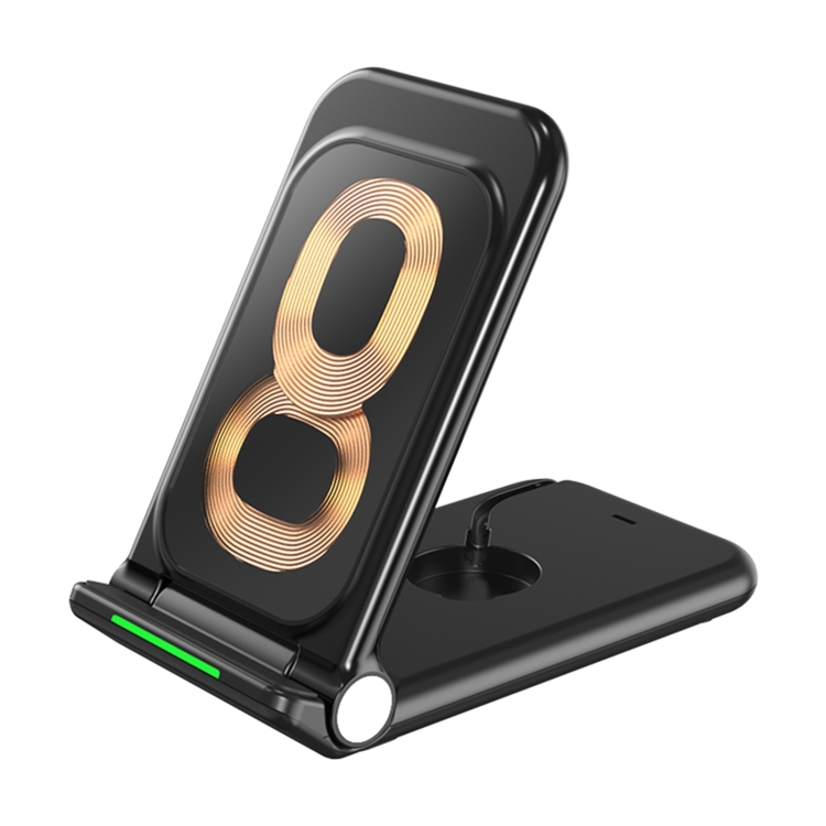 N68-1 3-in-1 Multifunctional Smartphone Earphone Wireless Charging Stand (Black) N68-1 3-in-1 Multifunctional Smartphone Earphone Wireless Charging Stand (Black)