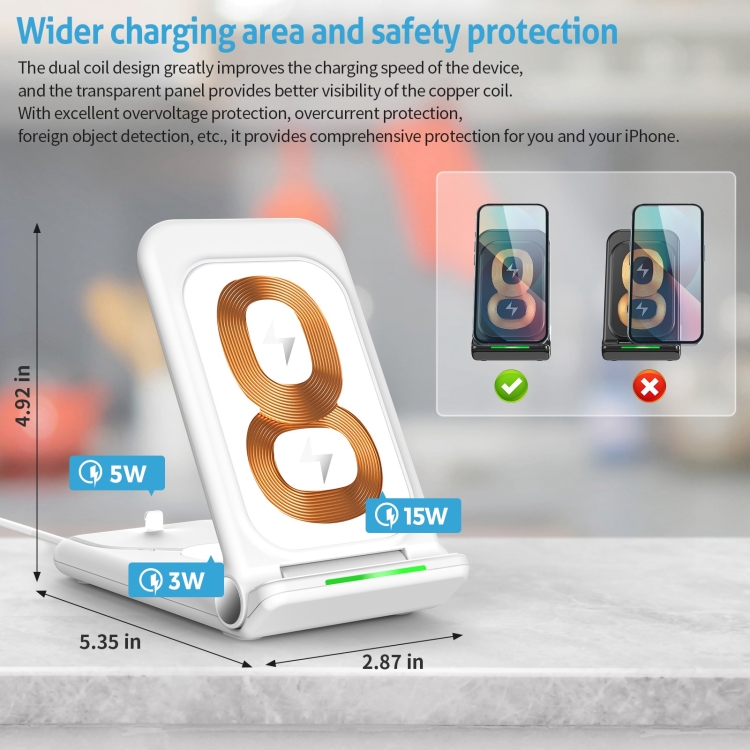 N68-1 3-in-1 Multifunctional Smartphone Earphone Wireless Charging Stand (Black) N68-1 3-in-1 Multifunctional Smartphone Earphone Wireless Charging Stand (Black)