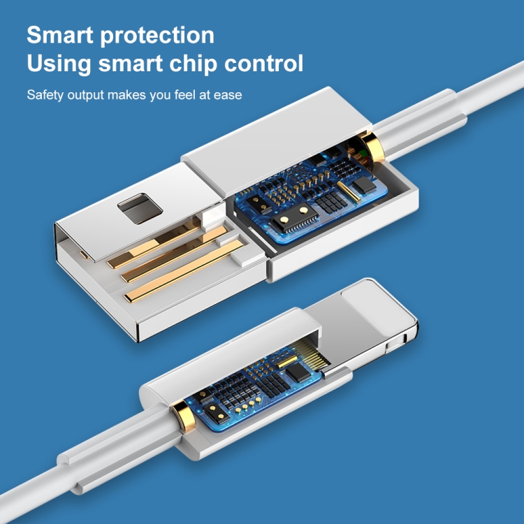Great Wall GA2-10A 10.5W USB Smart Charger Set with USB to 8 Pin Cable, Plug Type: CN Plug