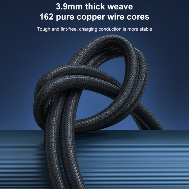 Yesido CA157 PD27W USB-C / Type-C to 8 Pin Digital Display Charging Data Cable, Cable Length: 1.2m (Black) Yesido CA157 PD27W USB-C / Type-C to 8 Pin Digital Display Charging Data Cable, Cable Length: 1.2m (Black)