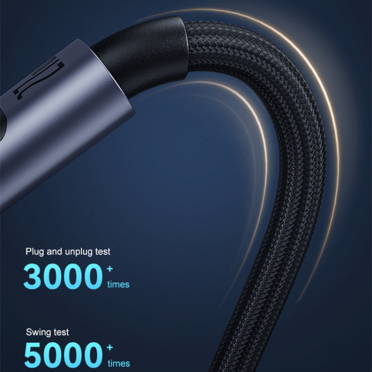 Yesido CA157 PD27W USB-C / Type-C to 8 Pin Digital Display Charging Data Cable, Cable Length: 1.2m (Black) Yesido CA157 PD27W USB-C / Type-C to 8 Pin Digital Display Charging Data Cable, Cable Length: 1.2m (Black)