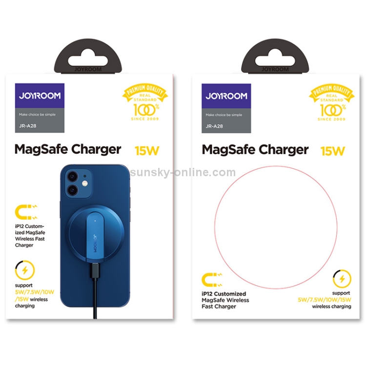JOYROOM JR-A28 15W Ultra-thin Magsafe Magnetic Fast Charging Wireless Charger(White) JOYROOM JR-A28 15W Ultra-thin Magsafe Magnetic Fast Charging Wireless Charger(White)
