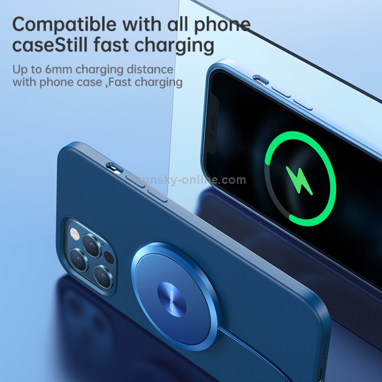 JOYROOM JR-A29 15W Metal Magnetic Fast Charging Wireless Charger for iPhone 12 Series (Black) JOYROOM JR-A29 15W Metal Magnetic Fast Charging Wireless Charger for iPhone 12 Series (Black)