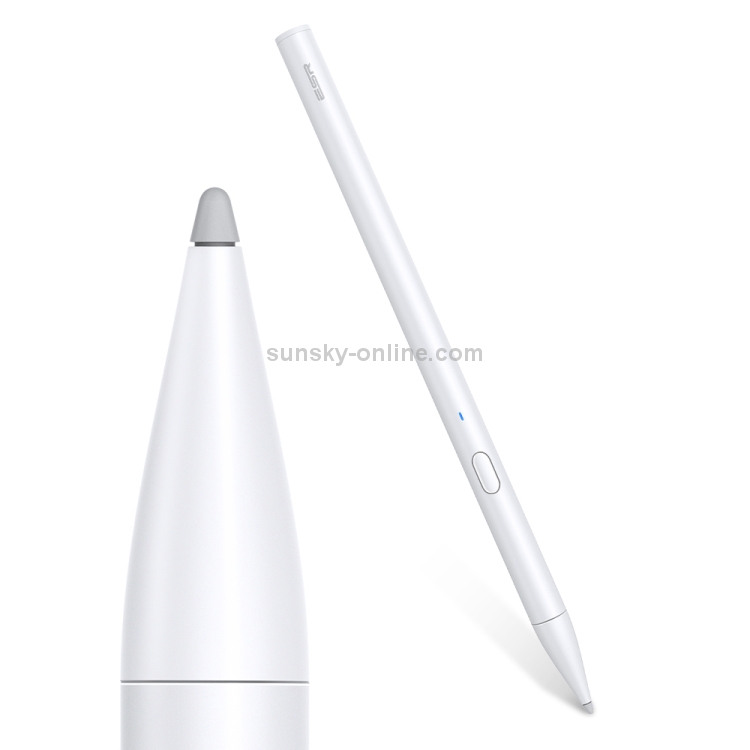 ESR Rechargeable 1.4mm Fine Point Smart Pencil Digital Stylus Pen for Touch Screens(White) ESR Rechargeable 1.4mm Fine Point Smart Pencil Digital Stylus Pen for Touch Screens(White)
