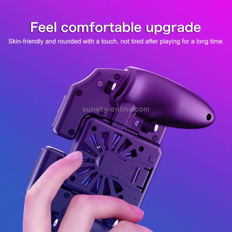 AK77 Plug-in Edition Six-finger Linkage Multi-function Mobile Phone Gamepad with Bracket, Suitable for 4.7-6.5 inch Mobile Phones AK77 Plug-in Edition Six-finger Linkage Multi-function Mobile Phone Gamepad with Bracket, Suitable for 4.7-6.5 inch Mobile Phones