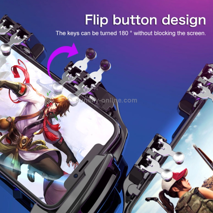AK77 4000mAh Battery Edition Six-finger Linkage Multi-function Mobile Phone Gamepad with Bracket, Suitable for 4.7-6.5 inch Mobile Phones AK77 4000mAh Battery Edition Six-finger Linkage Multi-function Mobile Phone Gamepad with Bracket, Suitable for 4.7-6.5 inch Mobile Phones
