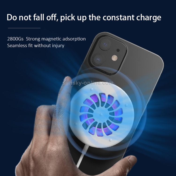 FLOVEME YXF221500 15W Magnetic Suction Air-cooled Wireless Charger (White) FLOVEME YXF221500 15W Magnetic Suction Air-cooled Wireless Charger (White)