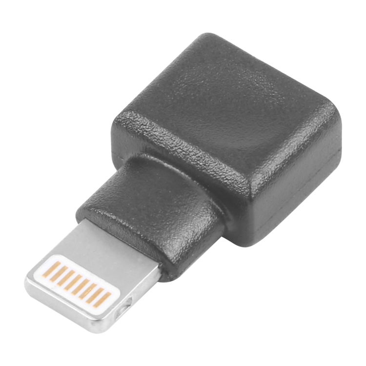 8 Pin Female to 8 Pin Male Trapezoid Adapter (Black) - 1