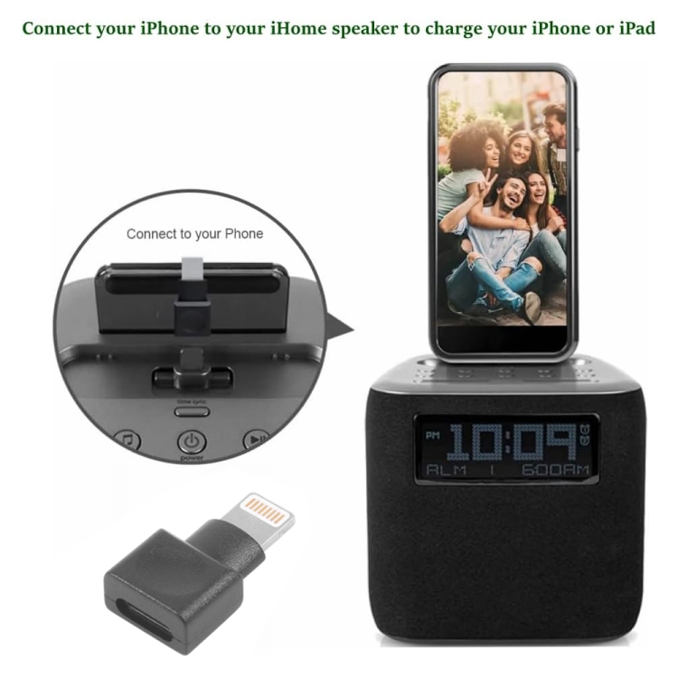 8 Pin Female to 8 Pin Male Trapezoid Adapter (Black) - 3