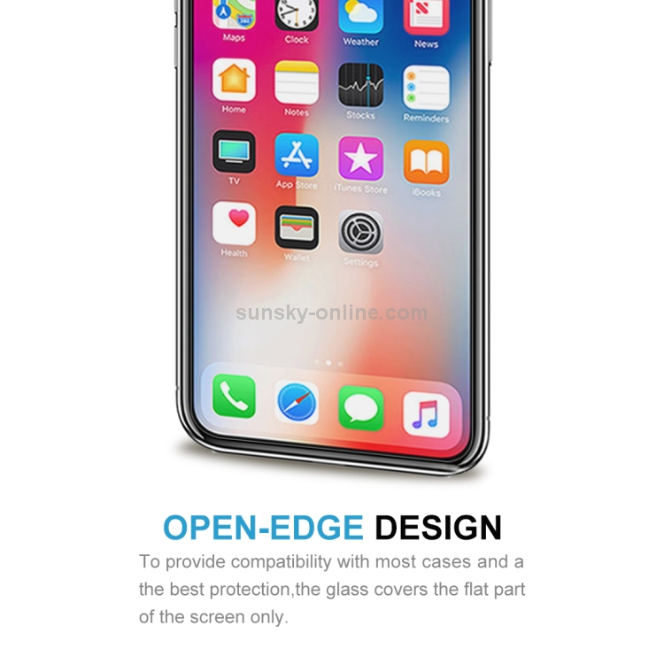 For iPhone X 2pcs 0.26mm 9H Surface Hardness Explosion-proof Non-full Screen Tempered Glass Screen Film For iPhone X 2pcs 0.26mm 9H Surface Hardness Explosion-proof Non-full Screen Tempered Glass Screen Film