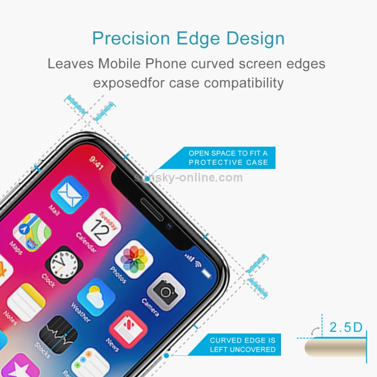 For iPhone X 10pcs 0.26mm 9H Surface Hardness Explosion-proof Non-full Screen Tempered Glass Screen Film For iPhone X 10pcs 0.26mm 9H Surface Hardness Explosion-proof Non-full Screen Tempered Glass Screen Film
