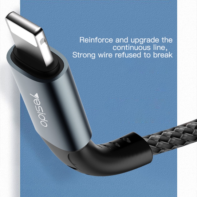 Yesido CA62 2.4A USB to 8 Pin Charging Cable, Length: 1.2m Yesido CA62 2.4A USB to 8 Pin Charging Cable, Length: 1.2m