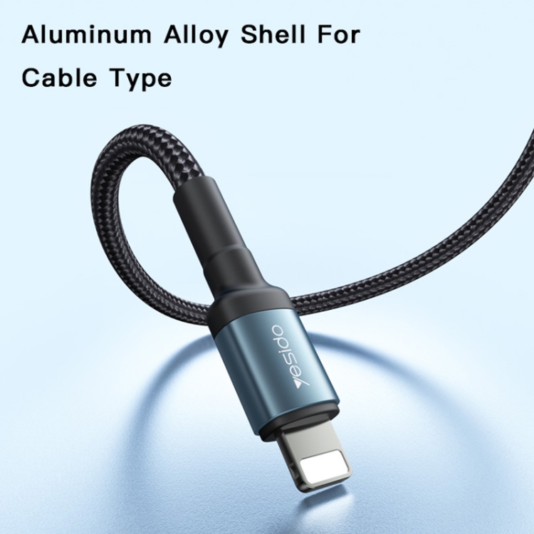 Yesido CA75 2.4A USB to 8 Pin Charging Cable, Length: 2m Yesido CA75 2.4A USB to 8 Pin Charging Cable, Length: 2m