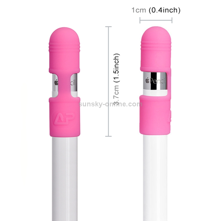 Multi-function Anti Lost Silicone Protective Cap Cover for Apple Pencil(Pink) Multi-function Anti Lost Silicone Protective Cap Cover for Apple Pencil(Pink)