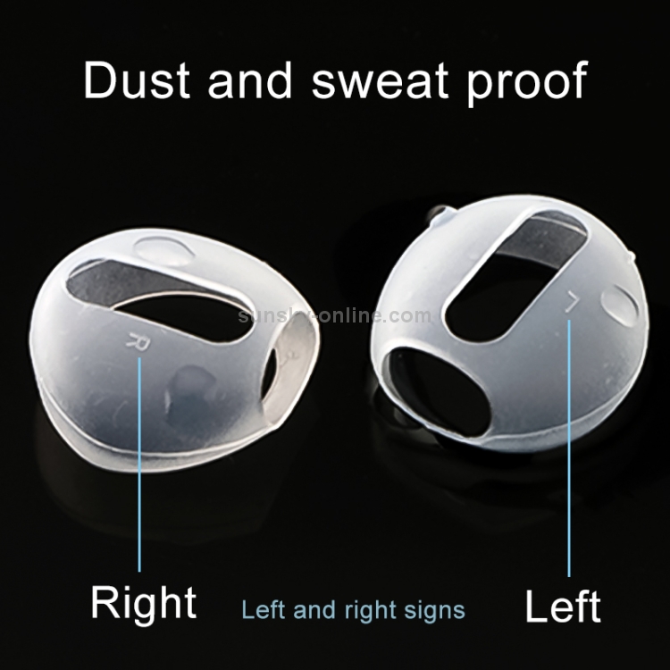 1 Pair Wireless Bluetooth Earphone Silicone Ear Caps Earpads for Apple AirPods(Black) 1 Pair Wireless Bluetooth Earphone Silicone Ear Caps Earpads for Apple AirPods(Black)