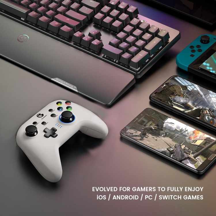 GameSir T4 Pro 2.4G Wireless Gamepad Game Controller with USB Receiver for PC / Switch / iOS / Android GameSir T4 Pro 2.4G Wireless Gamepad Game Controller with USB Receiver for PC / Switch / iOS / Android