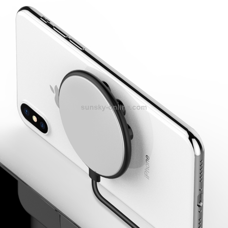 Basix C1 10W Sucker Round Metal Fast Charging Wireless Charger (Black) Basix C1 10W Sucker Round Metal Fast Charging Wireless Charger (Black)