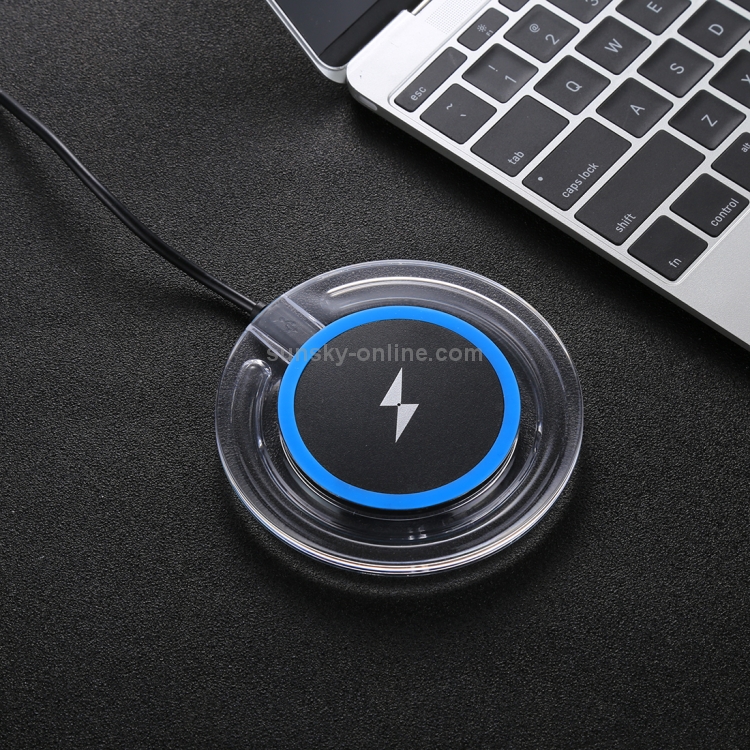 H8 5W 5V / 1A Universal Transparent Frame Qi Standard Fast Wireless Charger with Indicator Light H8 5W 5V / 1A Universal Transparent Frame Qi Standard Fast Wireless Charger with Indicator Light