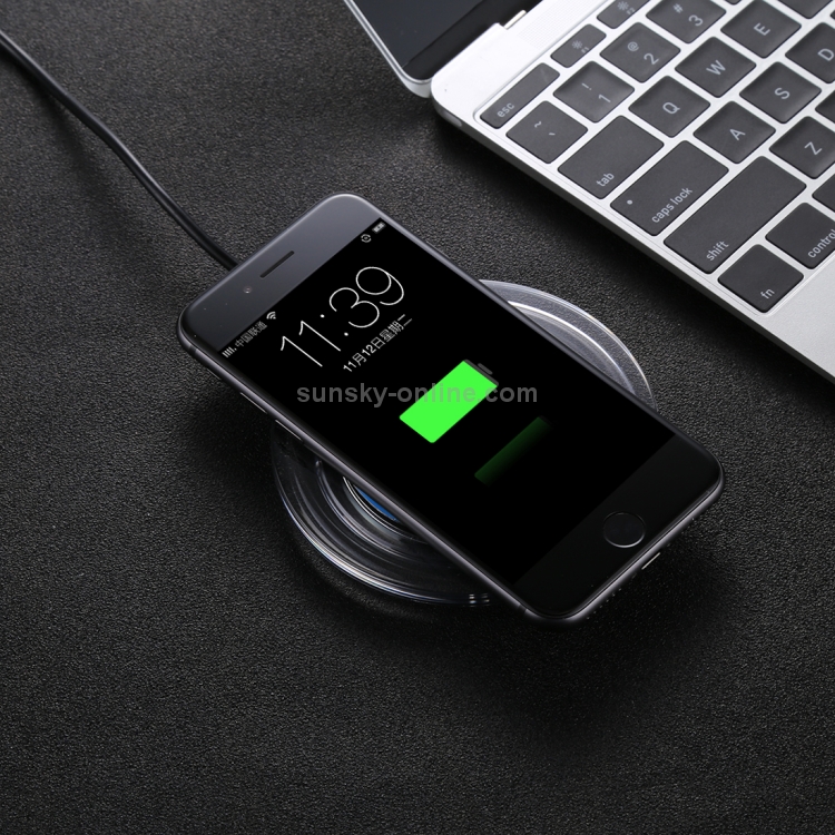 H8 5W 5V / 1A Universal Transparent Frame Qi Standard Fast Wireless Charger with Indicator Light H8 5W 5V / 1A Universal Transparent Frame Qi Standard Fast Wireless Charger with Indicator Light