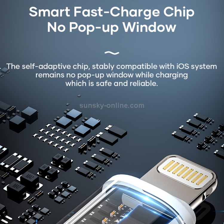 ROCK Z18 20W 3A PD USB-C / Type-C to 8 Pin Interface TPE Fast Charging Data Cable, Cable Length: 1m