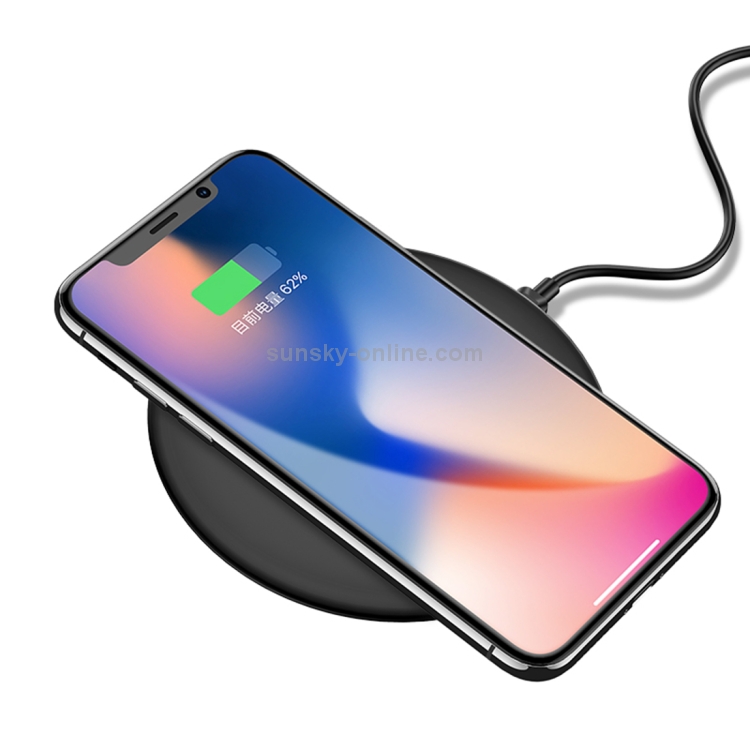 USAMS US-CD33 10mm Ultra-thin 10W Qi Wireless Charger Stand Fast Charging Pad USAMS US-CD33 10mm Ultra-thin 10W Qi Wireless Charger Stand Fast Charging Pad