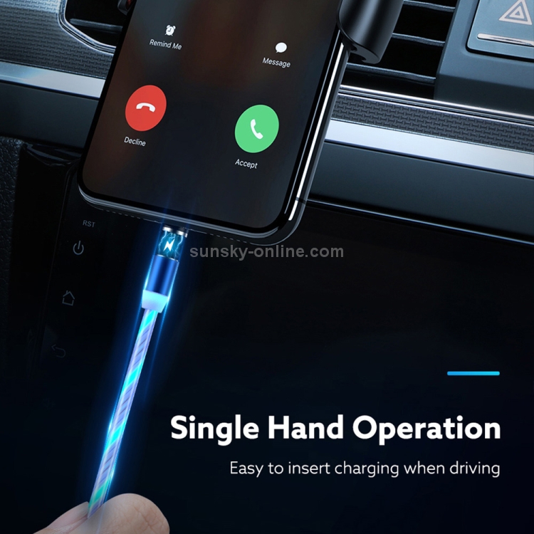 FLOVEME YXF204096 1m 2A USB to 8 Pin Luminous Magnetic Charging Cable(Colour) FLOVEME YXF204096 1m 2A USB to 8 Pin Luminous Magnetic Charging Cable(Colour)