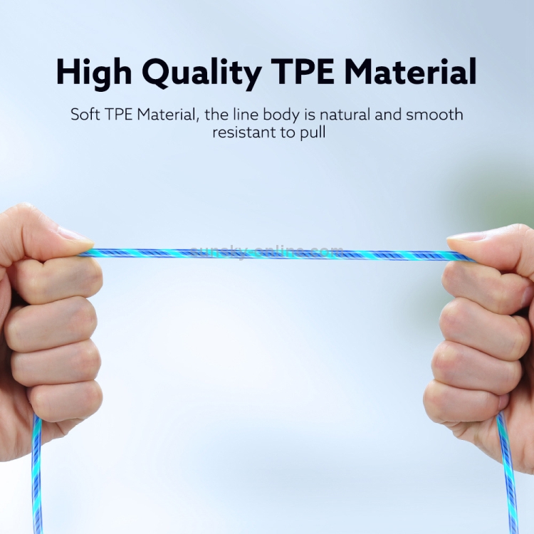 FLOVEME YXF204096 1m 2A USB to 8 Pin Luminous Magnetic Charging Cable(Colour) FLOVEME YXF204096 1m 2A USB to 8 Pin Luminous Magnetic Charging Cable(Colour)