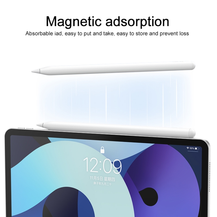 MOMAX TP8 ONE LINK Anti-mistouch Tilt Touch Capacitive Stylus Versión de carga rápida para iPad - 2