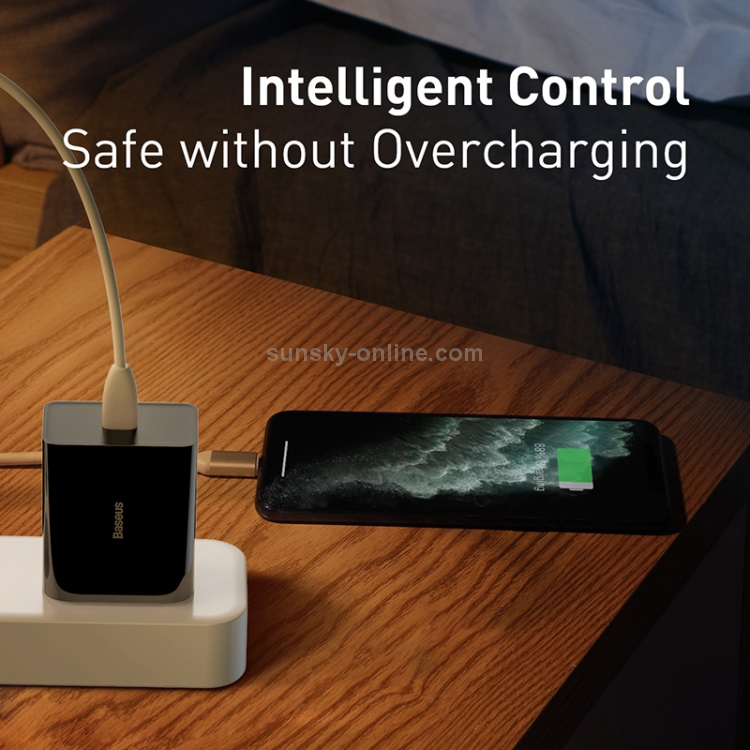 Baseus Speed Mini Series 18W PD Single USB-C / Tyep-C Quick Charger, CN Plug(Black) Baseus Speed Mini Series 18W PD Single USB-C / Tyep-C Quick Charger, CN Plug(Black)