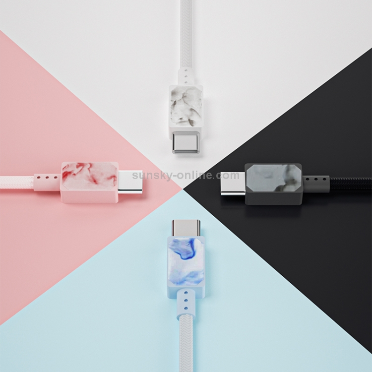 5A USB to 8 Pin Marble Pattern Polyester Braided Fast Charging and Transmission Data Cable, Cable Length: 1.2m (Black) 5A USB to 8 Pin Marble Pattern Polyester Braided Fast Charging and Transmission Data Cable, Cable Length: 1.2m (Black)