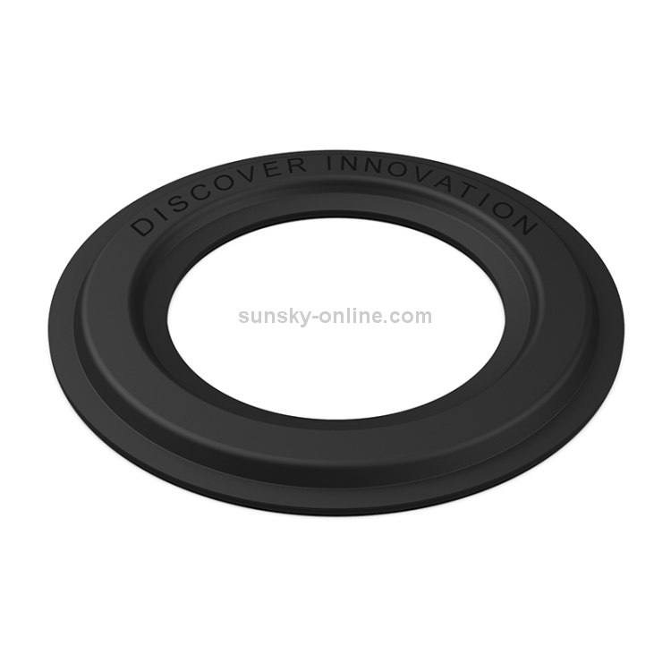 2 PCS NILLKIN Portable PU Leather Magnetic Ring Sticker (Black) 2 PCS NILLKIN Portable PU Leather Magnetic Ring Sticker (Black)