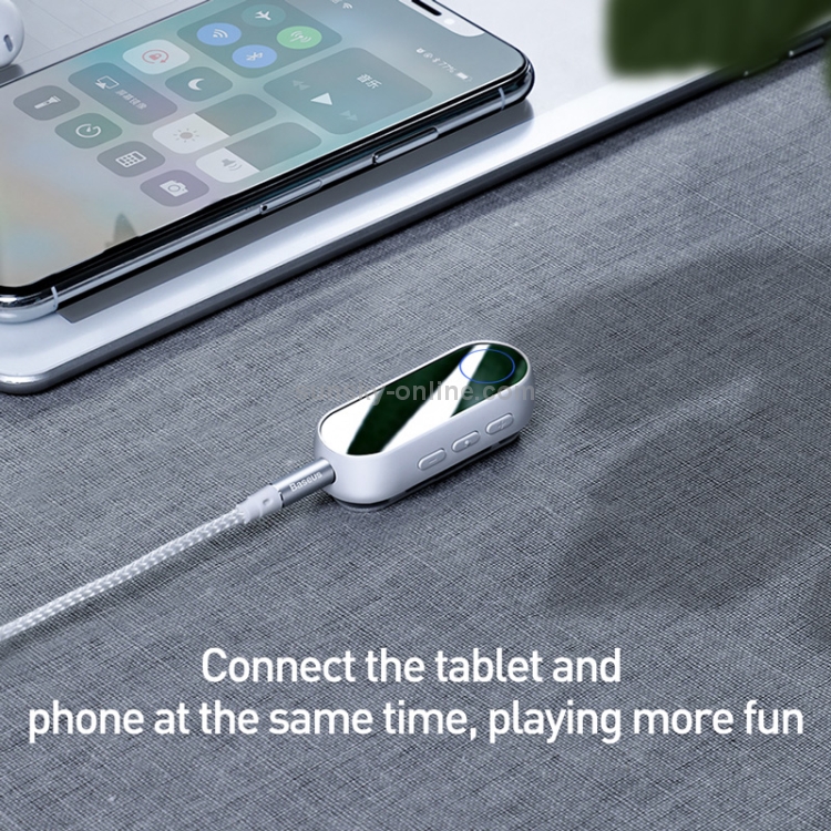 Baseus BA02 Bluetooth 5.0 Universal Headset Wireless Adapter(White) Baseus BA02 Bluetooth 5.0 Universal Headset Wireless Adapter(White)