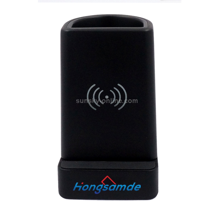 Hongsamde CD-1057 10W QI Pen Holder Shape Wireless Charger for All QI Wireless Charging Devices, with USB-C / Type-C & Dual USB Interfaces Hongsamde CD-1057 10W QI Pen Holder Shape Wireless Charger for All QI Wireless Charging Devices, with USB-C / Type-C & Dual USB Interfaces