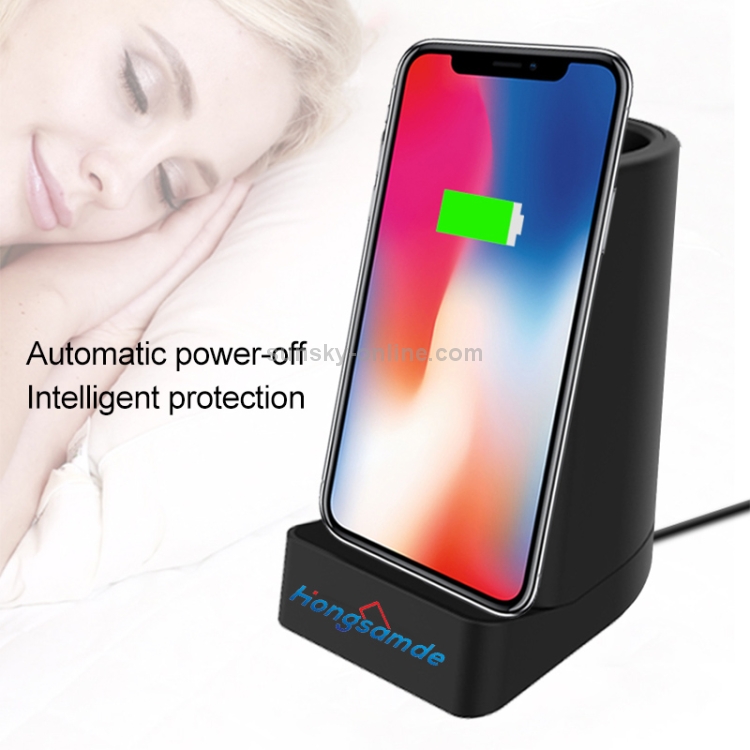 Hongsamde CD-1057 10W QI Pen Holder Shape Wireless Charger for All QI Wireless Charging Devices, with USB-C / Type-C & Dual USB Interfaces Hongsamde CD-1057 10W QI Pen Holder Shape Wireless Charger for All QI Wireless Charging Devices, with USB-C / Type-C & Dual USB Interfaces