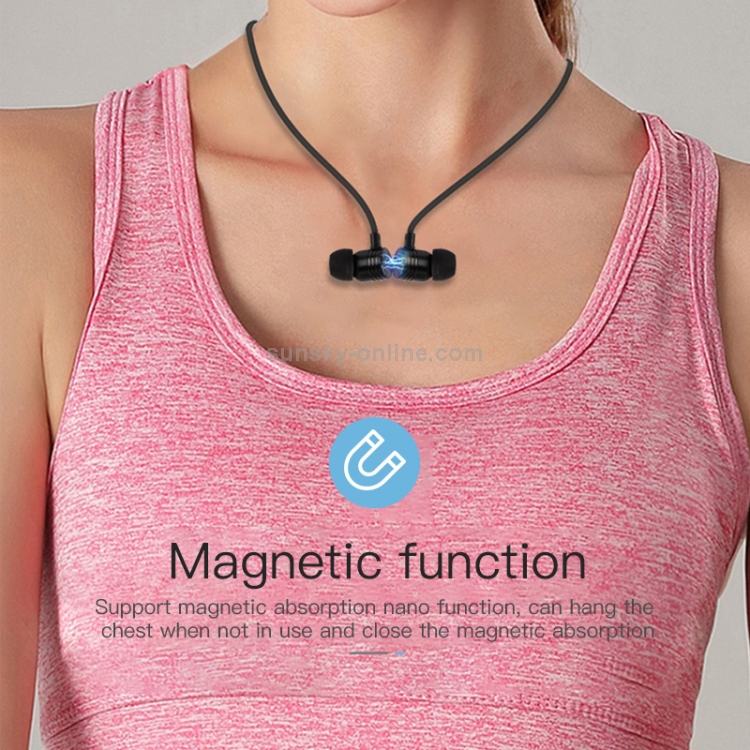 KUULAA M2 Bluetooth 4.2 Magnetic Sport Bluetooth Earphone (Black) KUULAA M2 Bluetooth 4.2 Magnetic Sport Bluetooth Earphone (Black)