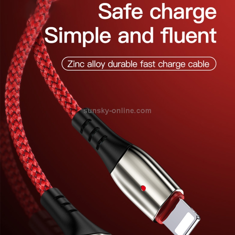 TOTUDESIGN BL-002 Bright Sereis 3A USB to 8 Pin Fast Charging Data Sync Cable, Length: 1.2m(Green) TOTUDESIGN BL-002 Bright Sereis 3A USB to 8 Pin Fast Charging Data Sync Cable, Length: 1.2m(Green)
