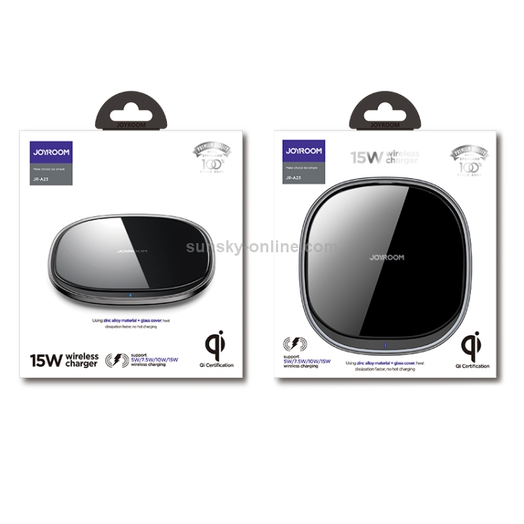 JOYROOM JR-A23 15W Square Mobile Phone Wireless Charger (White) JOYROOM JR-A23 15W Square Mobile Phone Wireless Charger (White)