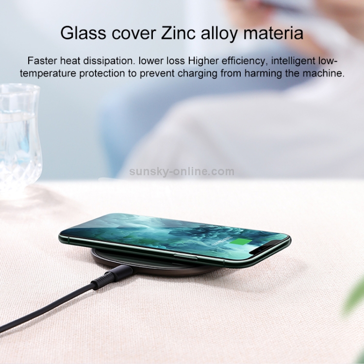 JOYROOM JR-A23 15W Square Mobile Phone Wireless Charger (White) JOYROOM JR-A23 15W Square Mobile Phone Wireless Charger (White)