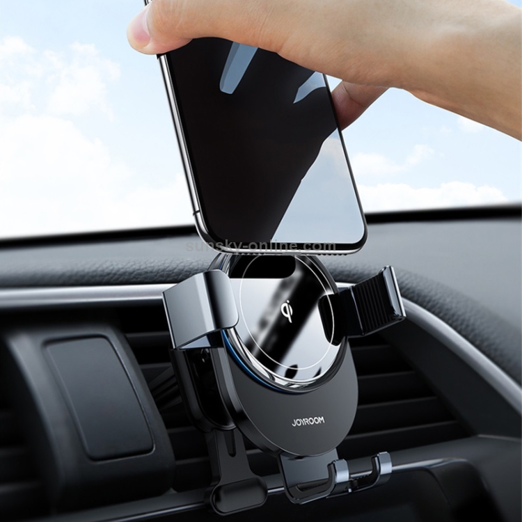 JOYROOM JR-ZS212 Blue Whale Car Air Outlet Wireless Charging Mobile Phone Gravity Bracket Holder(Dark Gray) JOYROOM JR-ZS212 Blue Whale Car Air Outlet Wireless Charging Mobile Phone Gravity Bracket Holder(Dark Gray)