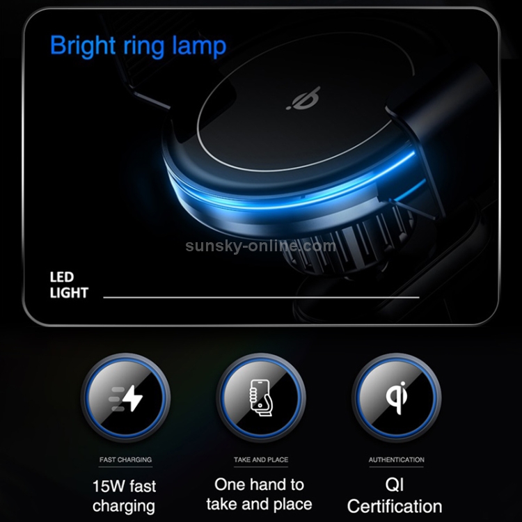 JOYROOM JR-ZS212 Blue Whale Car Air Outlet Wireless Charging Mobile Phone Gravity Bracket Holder(Dark Gray) JOYROOM JR-ZS212 Blue Whale Car Air Outlet Wireless Charging Mobile Phone Gravity Bracket Holder(Dark Gray)
