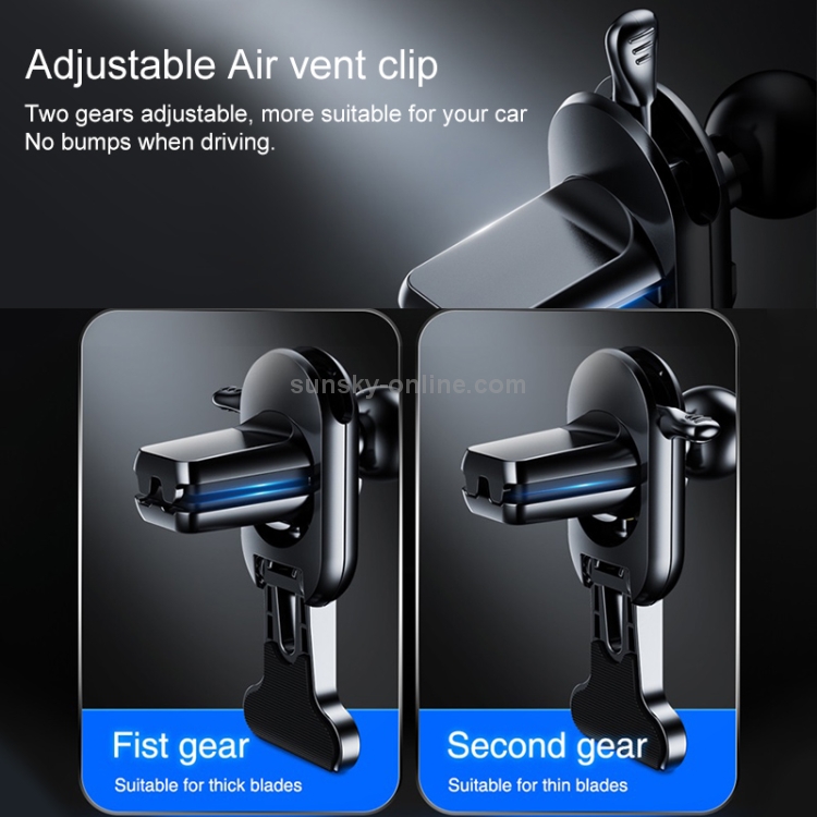 JOYROOM JR-ZS212 Blue Whale Car Air Outlet Wireless Charging Mobile Phone Gravity Bracket Holder(Dark Gray) JOYROOM JR-ZS212 Blue Whale Car Air Outlet Wireless Charging Mobile Phone Gravity Bracket Holder(Dark Gray)