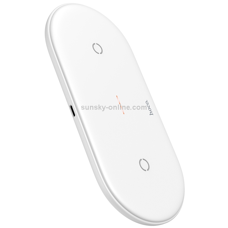 Hoco CW23 Dual Power Wireless Fast Charger (White) Hoco CW23 Dual Power Wireless Fast Charger (White)