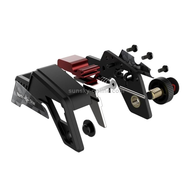 S8 Eating Chicken Metal Physical Auxiliary Button Shooting Game Controller, 1 Pair S8 Eating Chicken Metal Physical Auxiliary Button Shooting Game Controller, 1 Pair