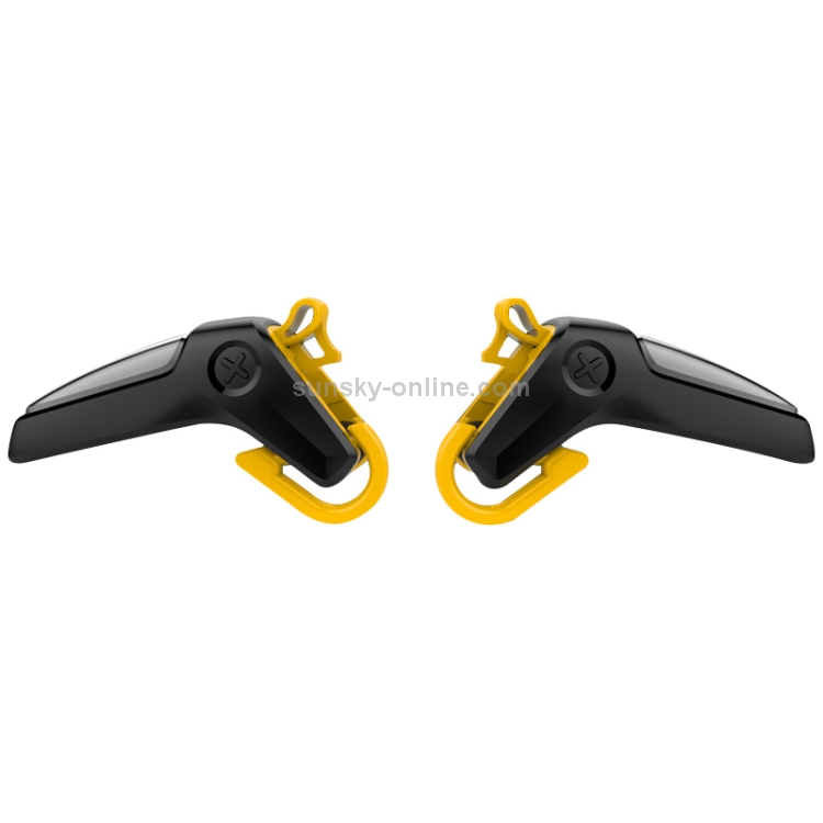 Eating Chicken Physical Auxiliary Button Shooting Game Controller, 1 Pair (Yellow) Eating Chicken Physical Auxiliary Button Shooting Game Controller, 1 Pair (Yellow)