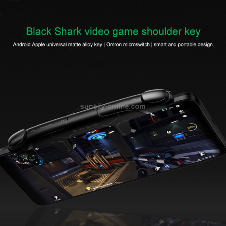 Original Xiaomi Black Shark Gaming Shoulder Trigger Gamepad Controller Shooter Joystick (Black) Original Xiaomi Black Shark Gaming Shoulder Trigger Gamepad Controller Shooter Joystick (Black)
