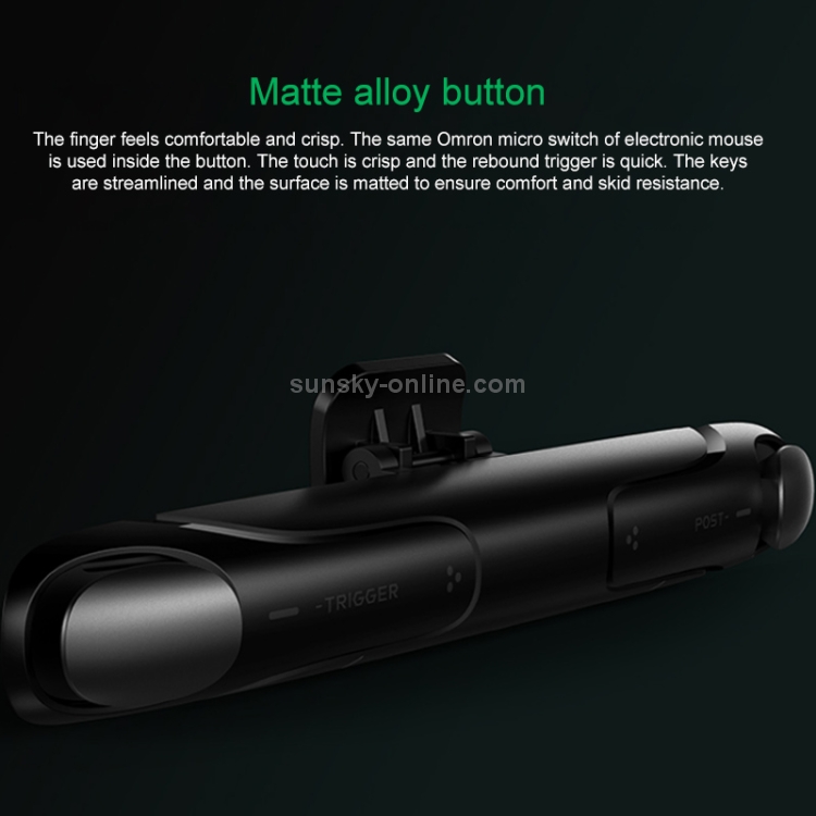 Original Xiaomi Black Shark Gaming Shoulder Trigger Gamepad Controller Shooter Joystick (Black) Original Xiaomi Black Shark Gaming Shoulder Trigger Gamepad Controller Shooter Joystick (Black)