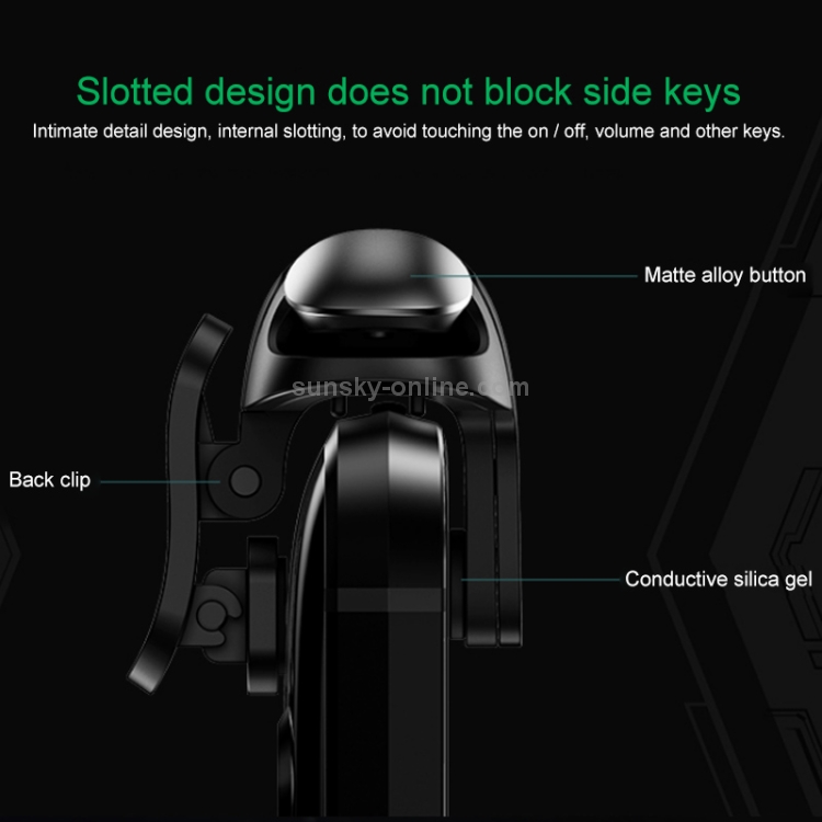 Original Xiaomi Black Shark Gaming Shoulder Trigger Gamepad Controller Shooter Joystick (Black) Original Xiaomi Black Shark Gaming Shoulder Trigger Gamepad Controller Shooter Joystick (Black)