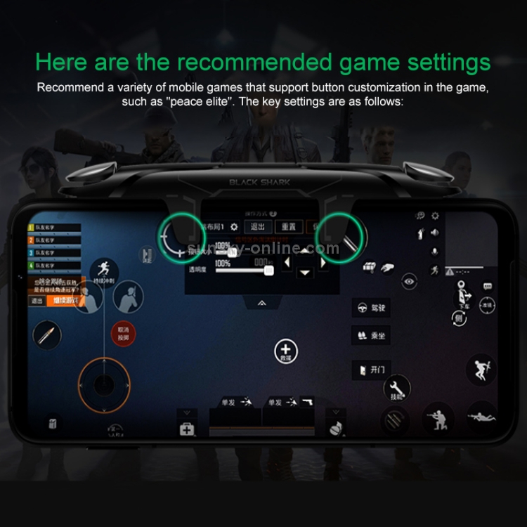 Original Xiaomi Black Shark Gaming Shoulder Trigger Gamepad Controller Shooter Joystick (Black) Original Xiaomi Black Shark Gaming Shoulder Trigger Gamepad Controller Shooter Joystick (Black)
